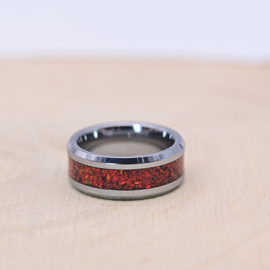 Bague "L'Écarlate" - Tungstène