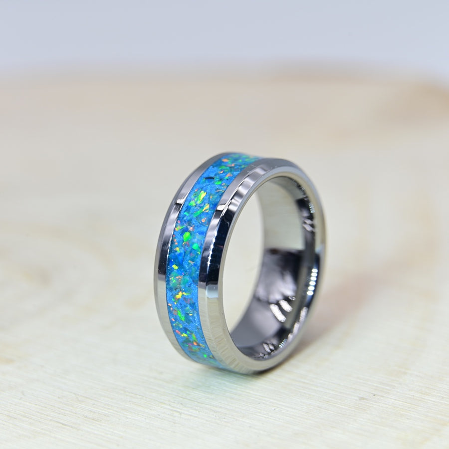Bague "Le Lagon" - Tungstène
