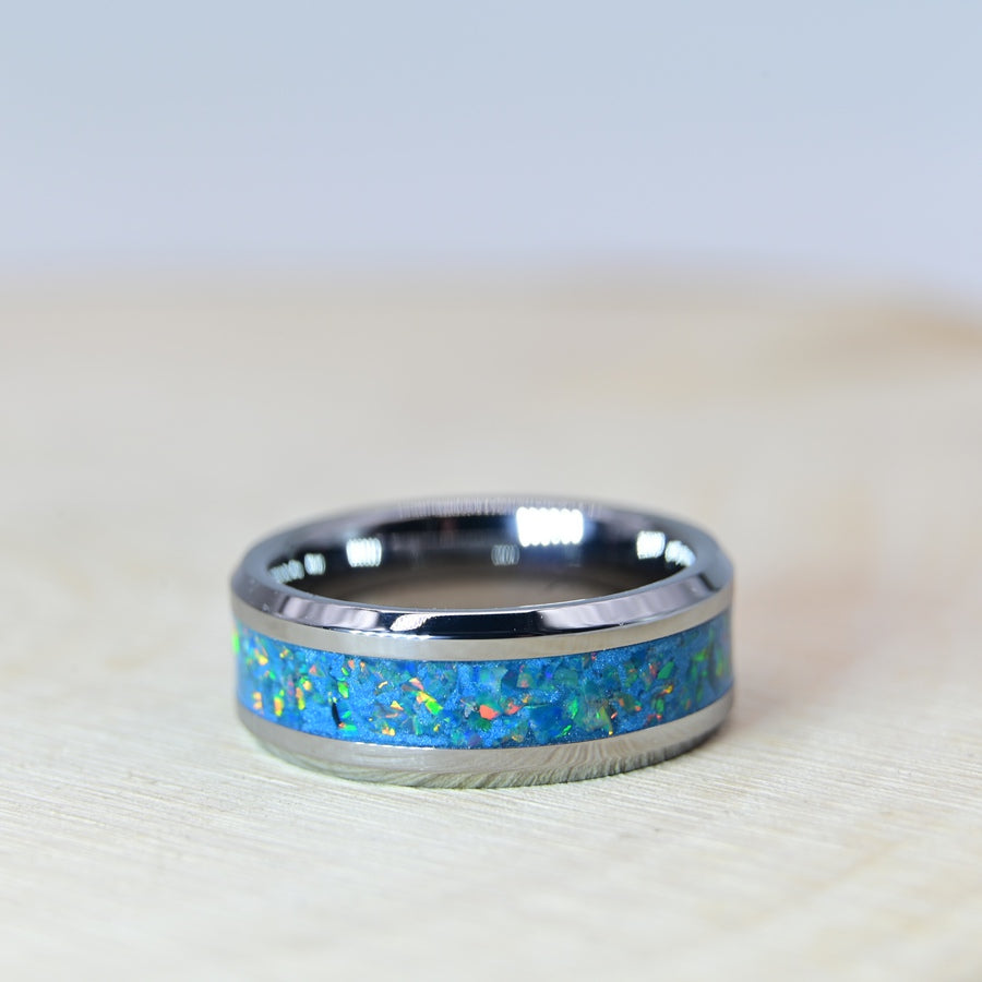 Bague "Le Lagon" - Tungstène