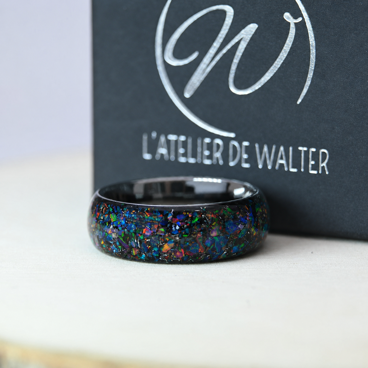 Bague Personnalisée en Tungstène - Collection Boundless