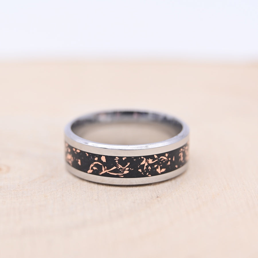Bague "L'Énigme Cuivrée" - Tungstène