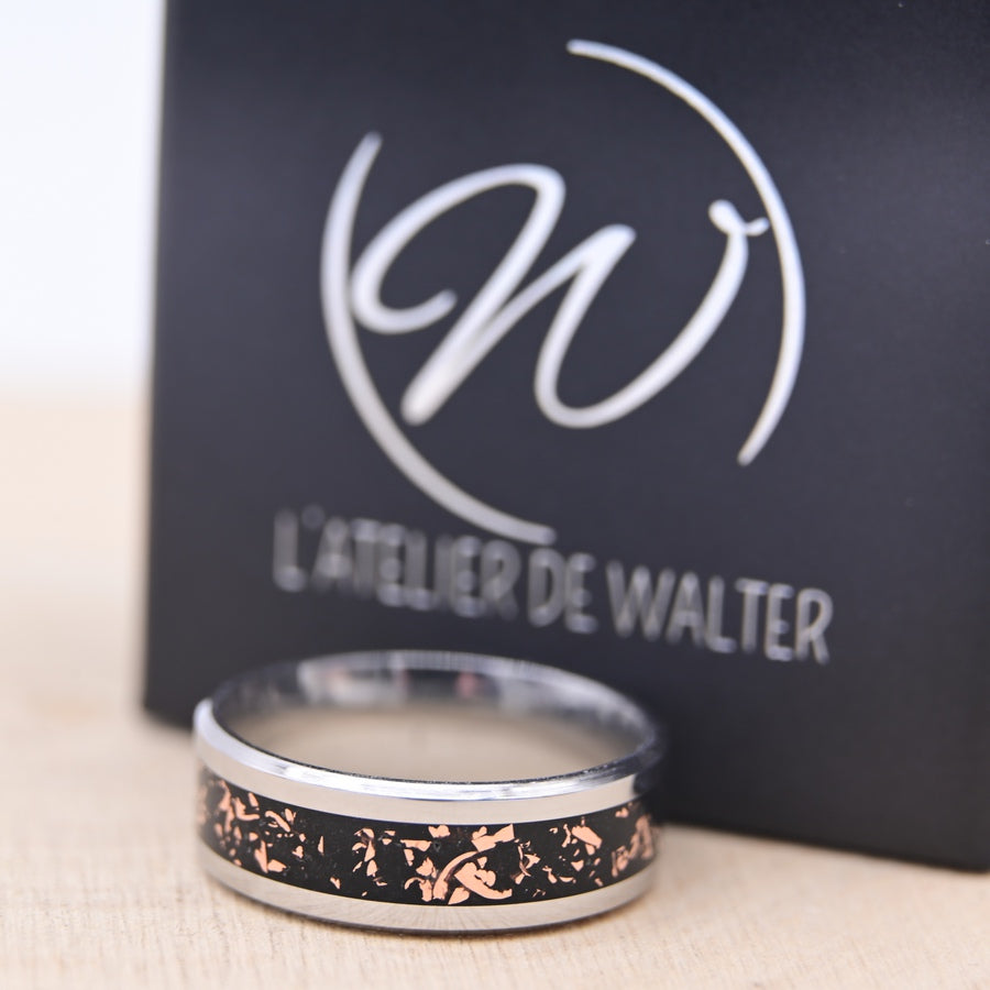 Bague "L'Énigme Cuivrée" - Tungstène