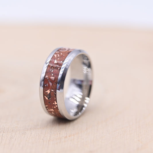 Bague "Steampunk" - Tungstène