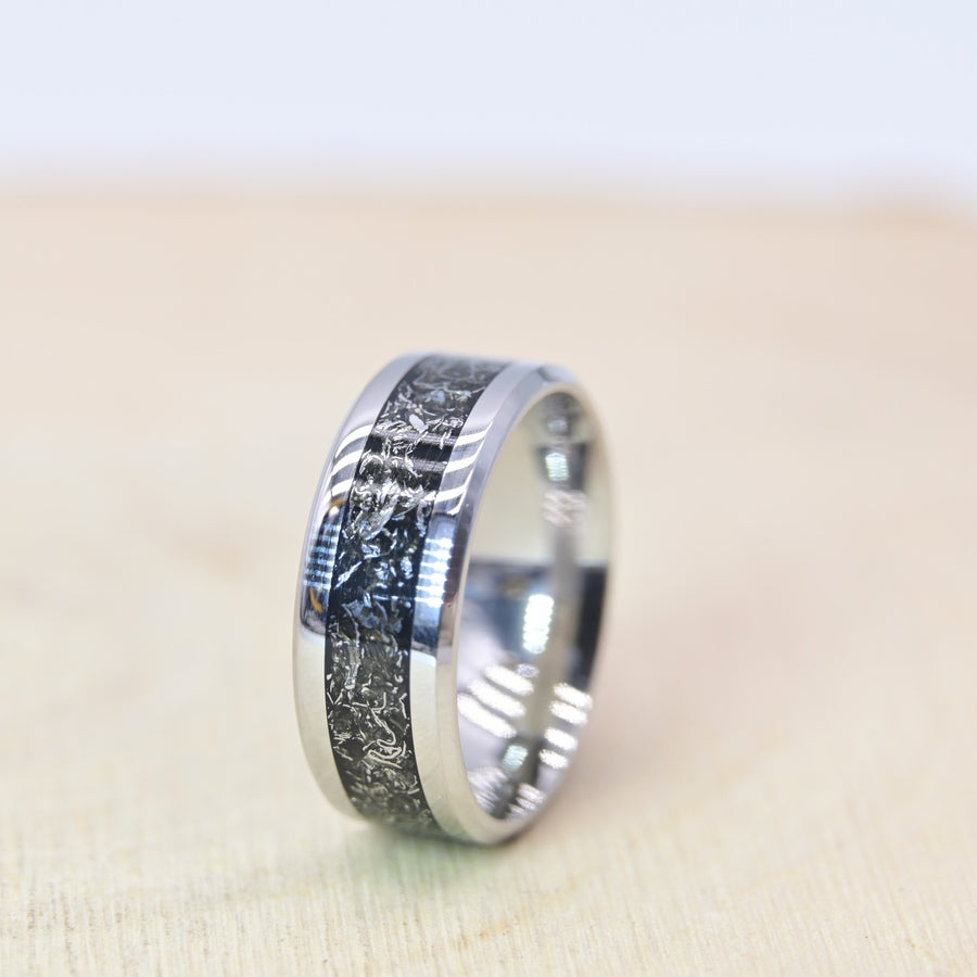Bague "Fragment d'Univers" - Tungstène