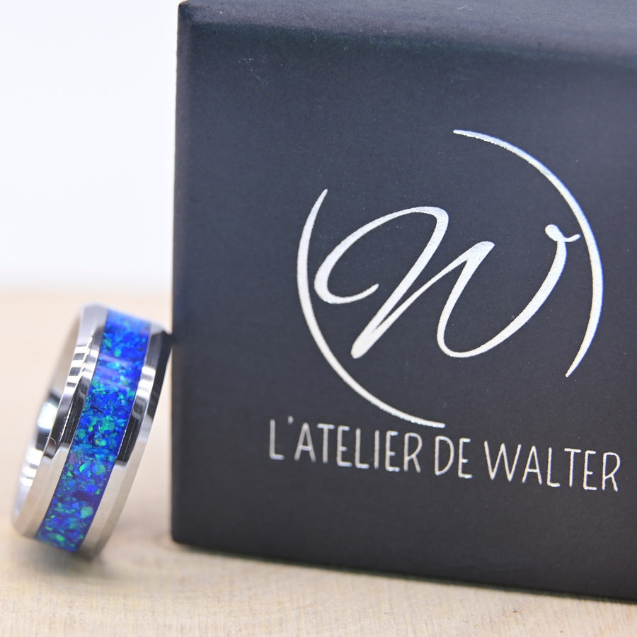 Bague "La Belle Bleue" - Tungstène