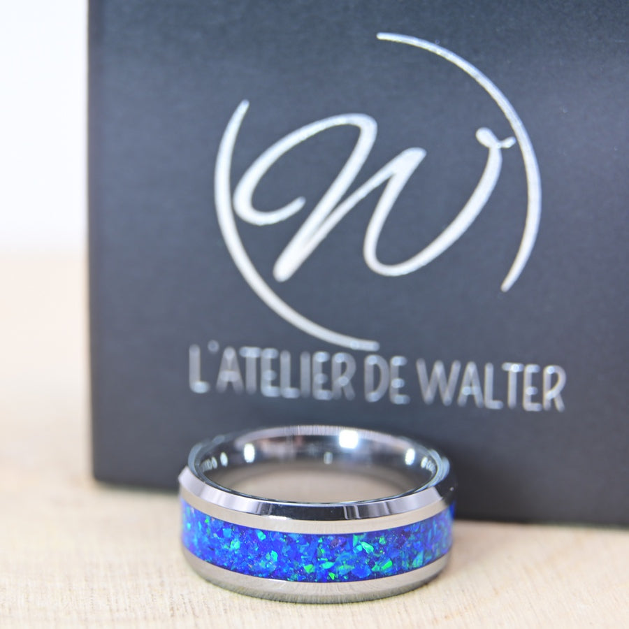 Bague "La Belle Bleue" - Tungstène