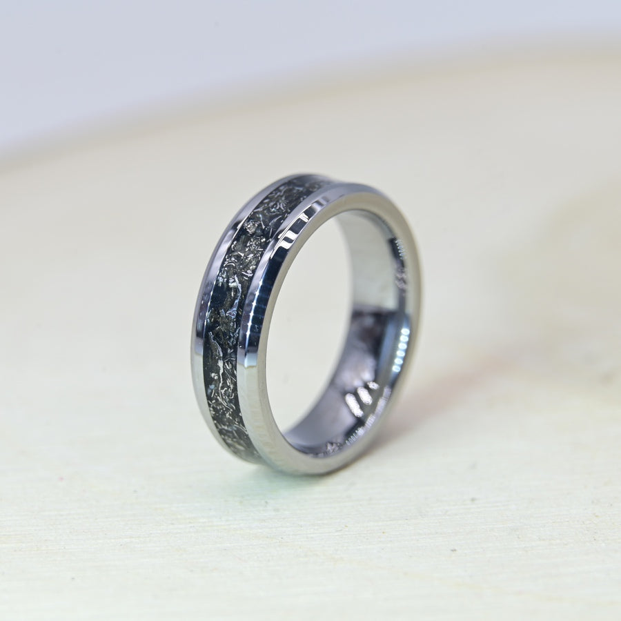Bague "Fragment d'Univers" - Tungstène