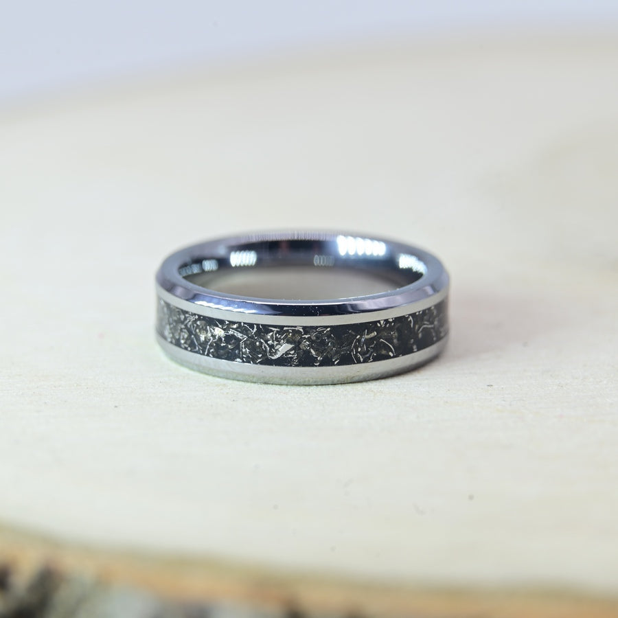 Bague "Fragment d'Univers" - Tungstène