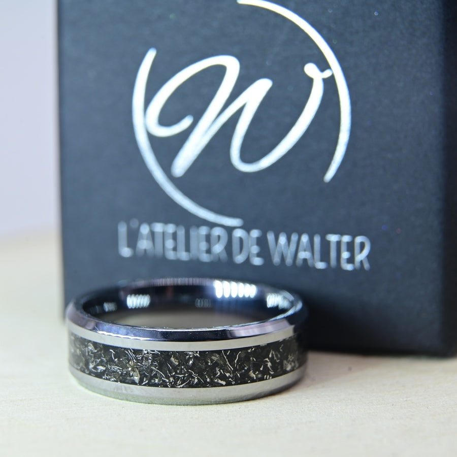 Bague "Fragment d'Univers" - Tungstène