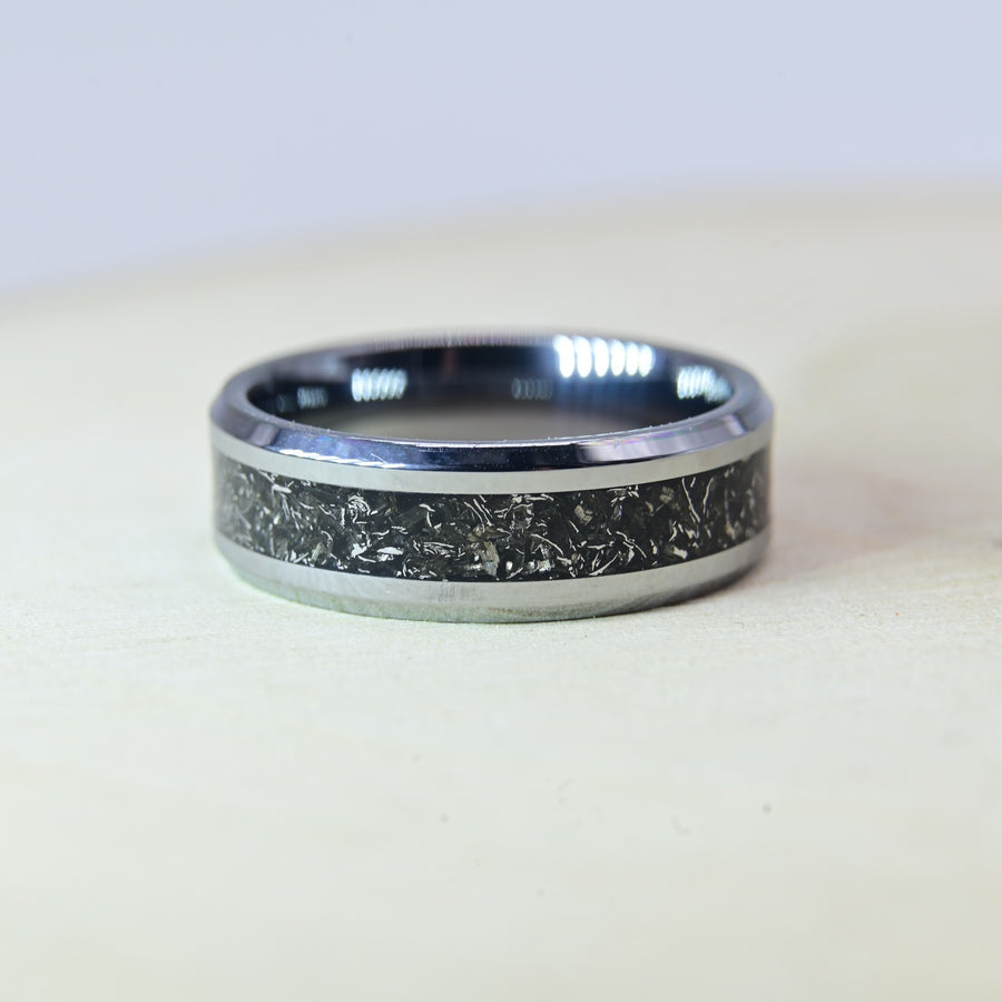Bague "Fragment d'Univers" - Tungstène