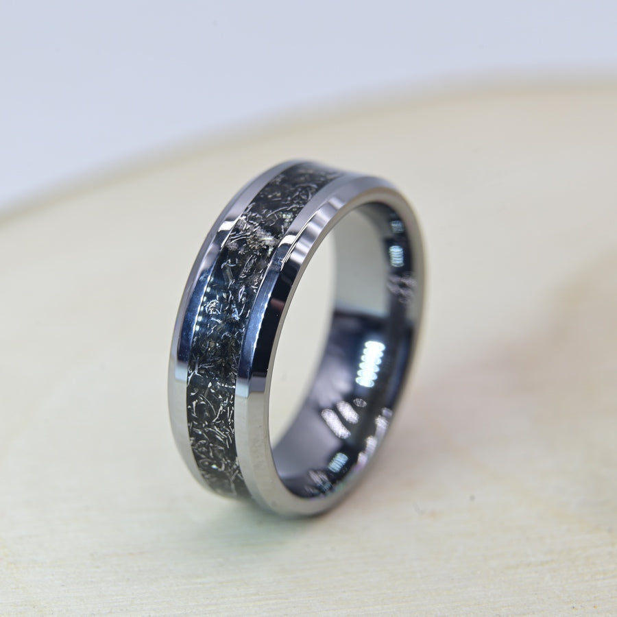 Bague "Fragment d'Univers" - Tungstène