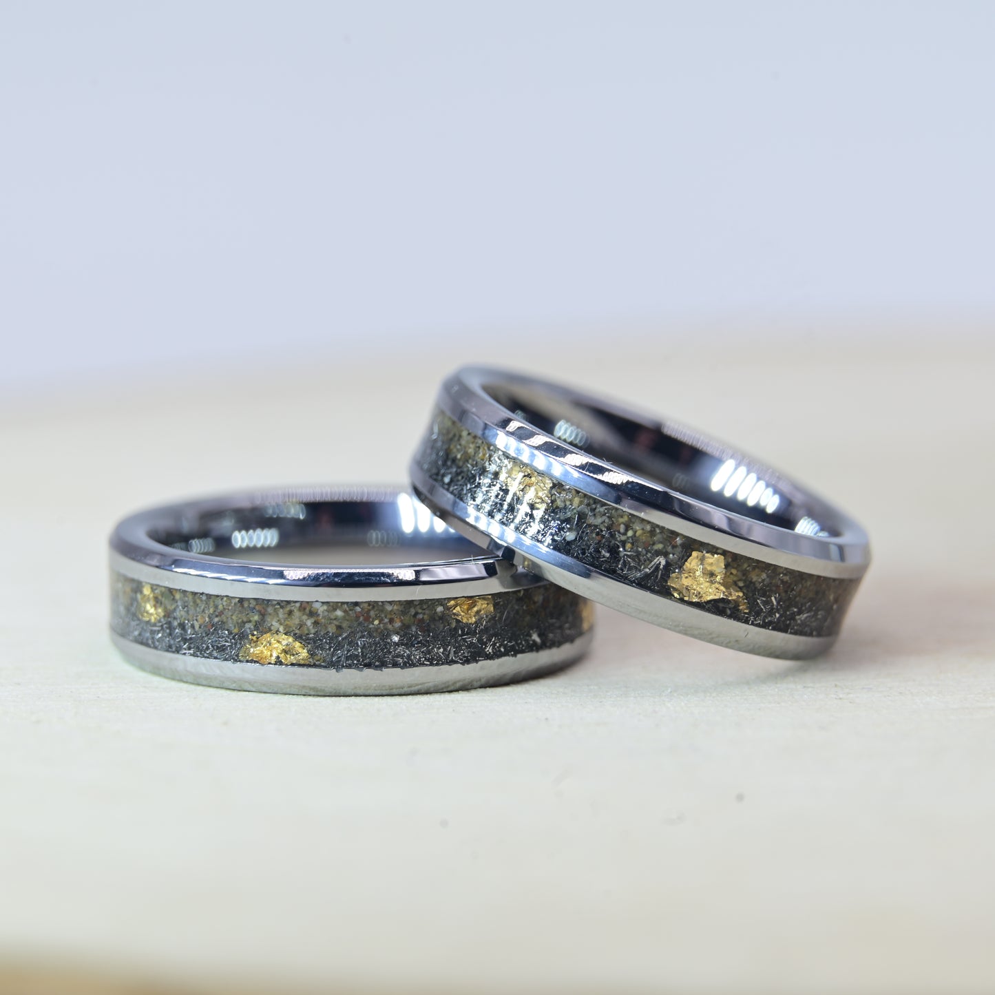 Bague Personnalisée (avec vos matériaux) - Tungstène